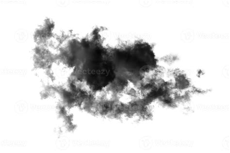 black cloud Isolated on white background,Smoke Textured,brush effect ...