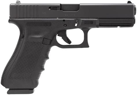 Glock PG2250203 G22 Gen 4 40 S&W 4.48" 15+1 Black Black nDLC Steel Black Interchangeable ...