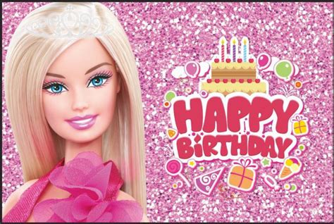 [Ready Stock] New Arrival ~ Princess Barbie pretty hair (Design 3) Happy Birthday banner ...