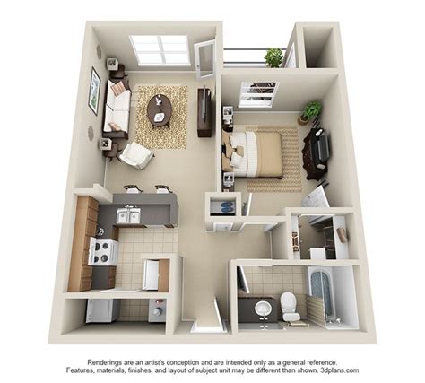 1 bedroom apartment floor plan design - Waiter E-Journal Bildergalerie