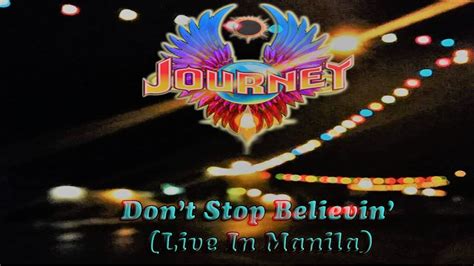 Journey - Don't Stop Believin' - Live (lyrics in description) - YouTube