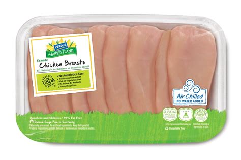 PERDUE HARVESTLAND Air Chilled Boneless Skinless Chicken Breasts Family Pack - Walmart.com ...