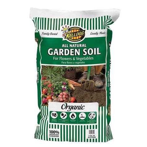 Kellogg Garden Organics 2 cu. ft. All Natural Garden Soil for Flowers ...