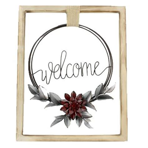 Rustic ‘Welcome’ Hanging Wall Decor › Anything Grows