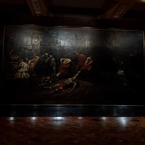 Painting of Spoliarium by Juan Luna