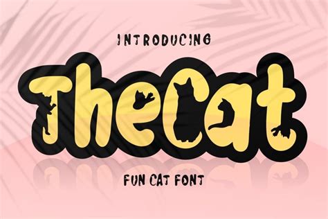 The Cat | Fun Cat Font