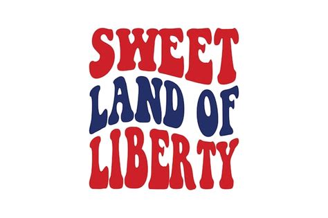 Premium Vector | Sweet land of liberty