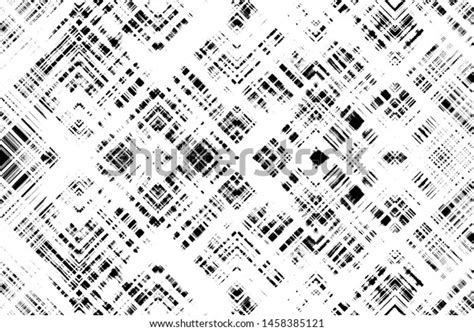 Black White Grunge Pattern Design Background Stock Illustration 1458385121