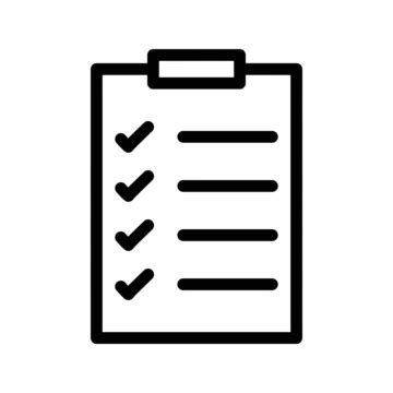 Flatstyle Document Checklist Icon On Black Round Background Vector, Finance, Statement, Notebook ...