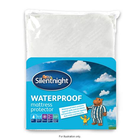 B&M Silentnight Waterproof Mattress Protector - Double - 265147 | B&M