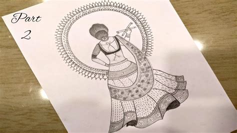 how to draw navratri drawing || drawing of navratri || easy drawing of ...