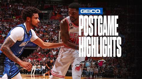 POSTGAME HIGHLIGHTS: MAGIC VS. HEAT - YouTube