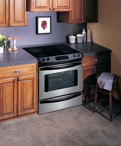 Frigidaire FES365EC 30 Inch Slide-In Electric Range with 4 Radiant Elements and Dual Radiant ...