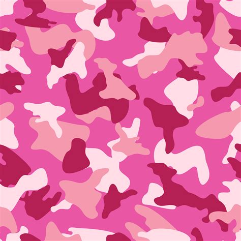 Pink Camouflage seamless color pattern 668632 Vector Art at Vecteezy