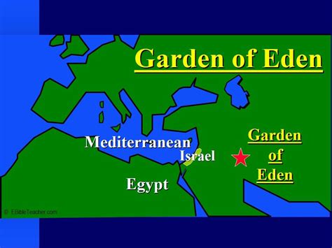 Garden of Eden | Bible mapping, Bible, Garden of eden