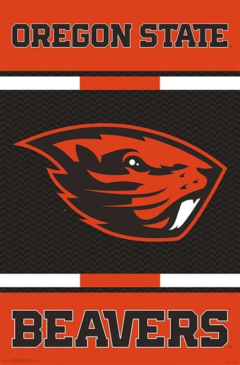 Oregon State Beavers Official NCAA Team Sports Logo Poster - Trends International – Sports ...