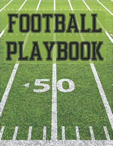 Football Playbook: Notebook with blank Field Diagrams, to Draw Football ...