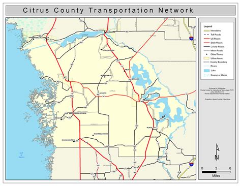 Map Of Citrus County - Hiking In Map