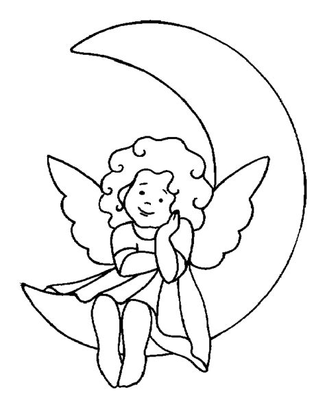 Free Printable Angel Coloring For Your Kids