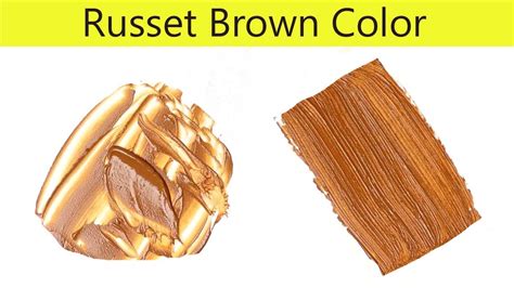 Russet Brown Color