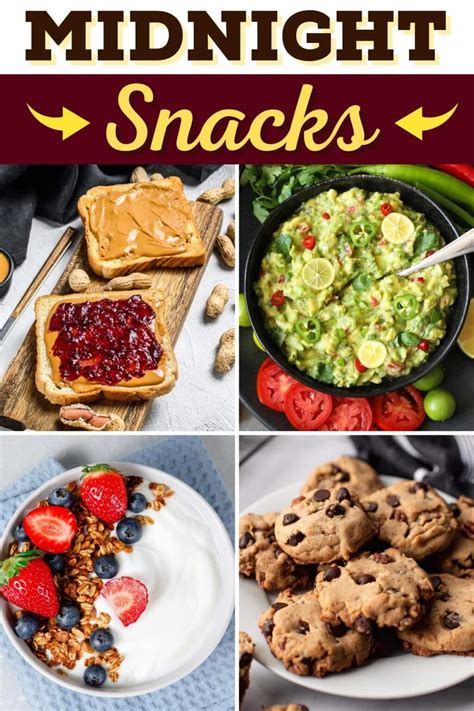 30 Best Midnight Snacks for Late-Night Cravings - Insanely Good