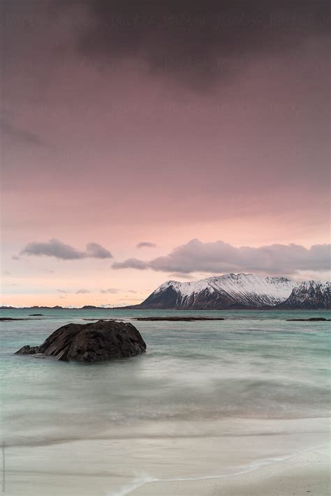 "Norwegian Beach At Sunset" by Stocksy Contributor "Marilar Irastorza ...