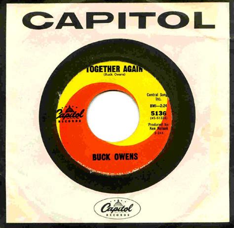 Buck Owens - Together Again / Together Again (1964, Vinyl) | Discogs