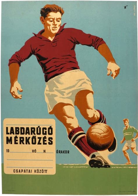 Hungarian Soccer Poster