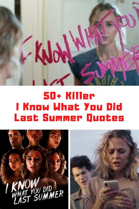 50+ I KNOW WHAT YOU DID LAST SUMMER Quotes