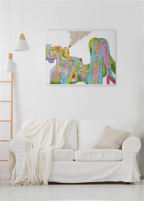 Title: Soulful Reverie Dreamscapes Abstract Woman Portrait - Etsy Canada