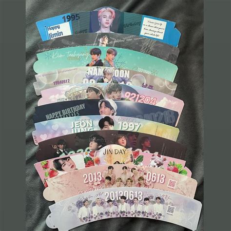 selling bts cupsleeve collection switch them for... - Depop