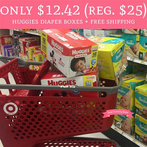 Only $12.42 (Regular $25) Huggies Diaper Boxes + Free Shipping - Deal Hunting Babe