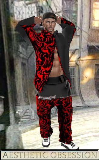 Second Life Marketplace - Urban hip hop ~DA HOOD Aesthetic outift