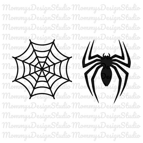 Spider Web SVG Scary Spider SVG Digital Download Instant - Etsy UK