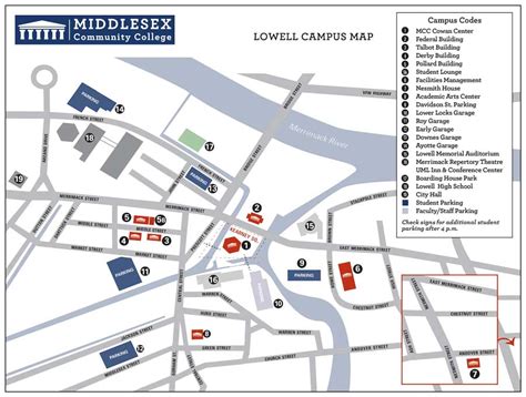 Middlesex County College Campus Map - Map