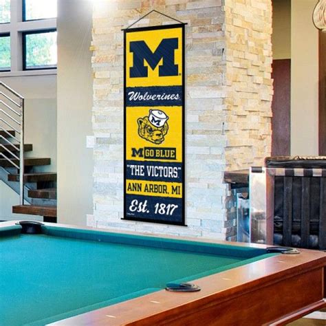 Michigan Wolverines Wall Banner Canvas now available with Same Day Express Shipping! | Michigan ...