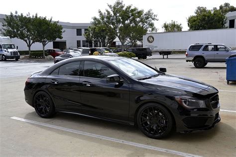 mercedes cla 250 black rims - Google Search | CARSS | Pinterest | Black ...