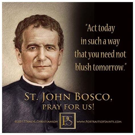 St. John Bosco is the patron of youth. Saint Quotes Catholic, Catholic ...