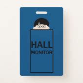 School Hall Monitor Badge | Zazzle