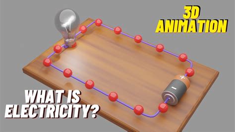 What is Electricity? Current, Voltage | 3d animation | visualization - YouTube