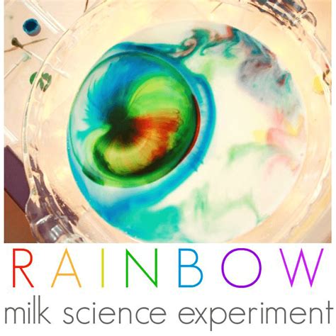 The Awesome Rainbow Milk Science Experiment for Kids