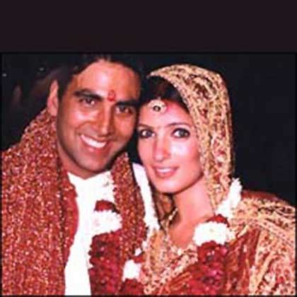 Celebrity Weddings: Akshay Kumar & Twinkle Khanna Wedding Pics