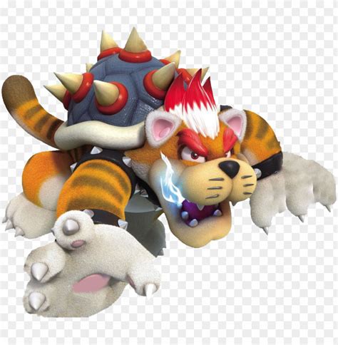 Meowser Cat Bowser - Super Mario 3d World Meowser PNG Transparent With ...