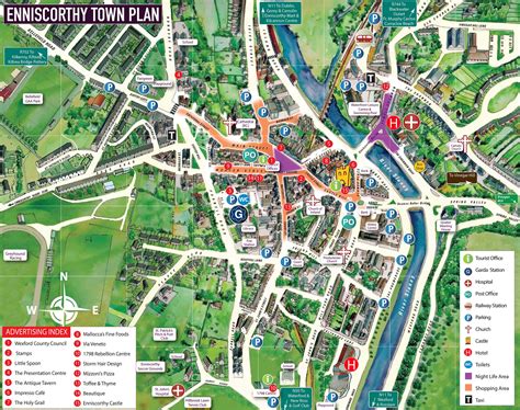 Enniscorthy Town Map - Town Maps