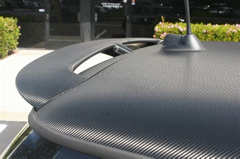 Carbon Fiber Roof Wrap on a Mini Cooper | Los Angeles, CA