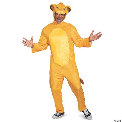 Adults Disney's Lion King Simba Jumpsuit Costume | Oriental Trading