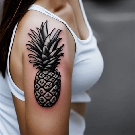 Pineapple Tattoo Meaning and Symbolism (Joy+Wealth)