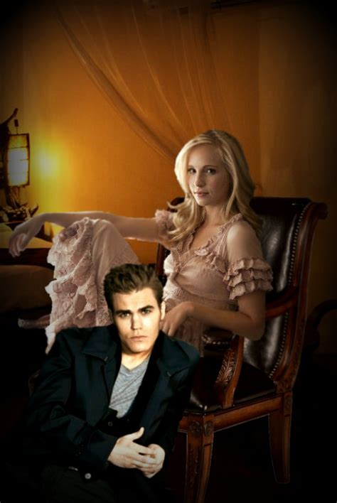 Stefan and Caroline - Stefan & Caroline Fan Art (28644136) - Fanpop