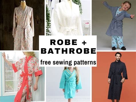 Free Robe Patterns And Tutorials // Dressing Gowns And Bathrobes ⋆ Hello Sewing