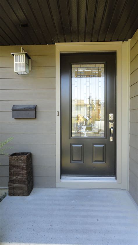 Single Glass Front Doors